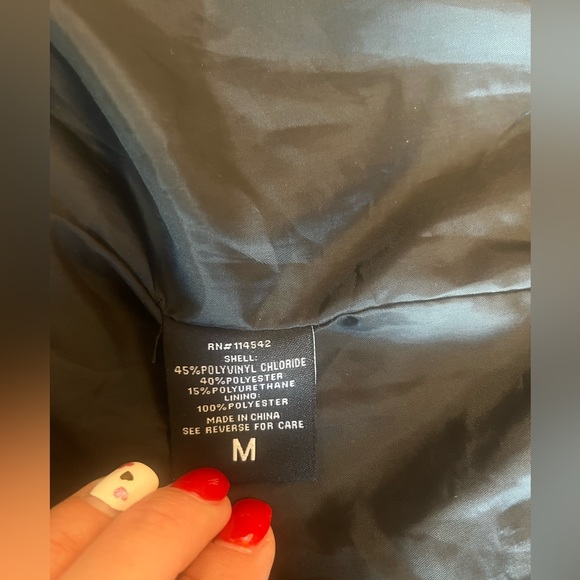 Faux Leather Jacket M - Picture 5 of 8